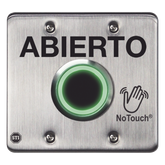 Interruptor IR NoTouch® de Acero Inoxidable, Salida Doble, ABIERTO