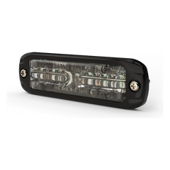 Luz Auxiliar de 12 LED, Rojo/Azul, Lente Transparente