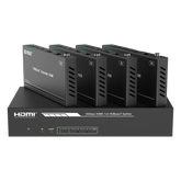 Splitter mas Extensor de Video | 1x4 | ProAV | HDBaseT™ | 120m en 4K@60Hz | 150m en 1080p@60Hz | Cat6/6a/7 | Gestión Avanzada EDID | Control IR y RS232 | PoC | Salida de Audio
