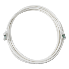 Patch Cord Z-MAX Cat6A S/FTP, CM/LS0H, 15.24 Metros (50 Pies), Color Blanco