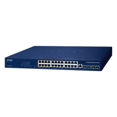Switch PoE Administrable Capa 3, 24 Puertos Gigabit, Hasta 480 W, 8 Puertos 802.3bt, 16 Puertos 802.3at, 4 Puertos SFP 10G