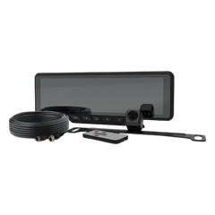 Sistema alambrico de reversa con camara y monitor de 9 pulgadas, Incluye cámara para placa de 170°