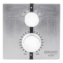 Control de Volumen Remoto con Selector de Canales | Compatible con Amplificador SF2240UC - SF4240UC