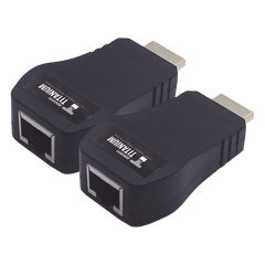 Kit Extensor 25m convertidor Señal HDMI a UTP (Cat5e/Cat 6) / Calidad PREMIUM