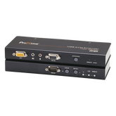 Kit Extensor KVM | VGA/Audio | Cat5e | 300m | 1280 x 1024 | Deskew | Puertos RS232 | Función de compensación de señal