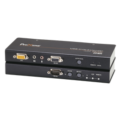 Kit Extensor KVM | VGA/Audio | Cat5e | 300m | 1280 x 1024 | Deskew | Puertos RS232 | Función de compensación de señal
