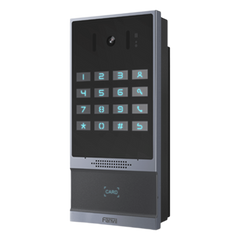 Videoportero SIP para Control de Acceso, Teclado numérico iluminado, 2 relevadores, anti-vandálico, IP66 y IK07, PoE