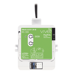 Módulo PowPak con salida de contacto seco para el sistema Vive, alimentación 24 Vca/Vcd, contactos NO y NC para integrar sensores y controles Pico con sistemas HVAC y BMS