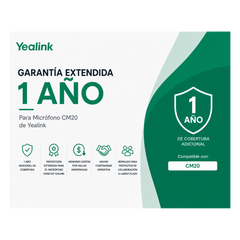Garantia Extendida de 1 Año para Microfonos CM20 de Yealink