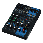 Mezcladora de Audio | 6 Canales | 2 entradas de micro/6 de línea (2 mono + 2 estéreo) | Efectos Integrados | Alimentación Phantom