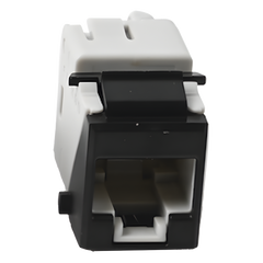 Jack Ultramax Cat6a, Utp, Tipo Keystone, Color Negro, Punch Down