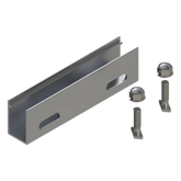 N Connector / Cople de Aluminio para N Rail 4.72 / Acero Inoxidable /