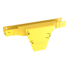 Accesorio en T con Conexión Horizontal y Bajada Vertical a 90º, Para Canaletas FiberRunner™ 2x2, Color Amarillo