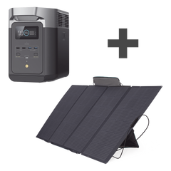 Kit de Estación de Energía Portátil 2048Wh + Panel Solar Flexible 400W