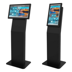 Montaje tipo Kiosko Para Pantallas Indoor Peerless-AV / Base Rectangular / Puertas con Seguridad / Gestión Interna de Cables / Compatible con formato VESA 100x100 a 200x200 (pantalla no incluida)