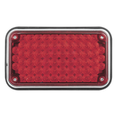 Luz de Advertencia de 6X4", Color Rojo, Ideal para Ambulancias