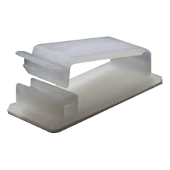 Clip Organizador de Cables Auto-Adherible Diseñado Para Sujetar y Organizar Cables Sin Necesidad de Perforar Muros, Paquete con 5 Piezas, (3501-01001)