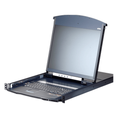 Consola KVM over IP | 16 Puertos | Dual Rail | 19” LCD | Dual NIC | Cat5 | Acceso Remoto