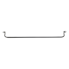 Barra para Aliviar Tensión o Peso Atrás de Patch Panel, Extendida de 2 Pulgadas, Color Negro
