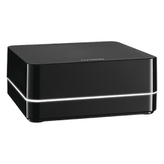 Controlador principal para sistema RA2 Select, administra hasta 100 dispositivos inalámbricos, conexión Ethernet al router y control desde la app de Lutron