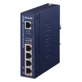 Extensor Industrial PoE, Entrada PoE 802.3 bt y 4 Puertos de Salida Gigabit 802.3 af/at