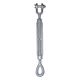 Tensor de 3/8" x 6" Acero Forjado OJO-QUIJADA, Galv. Inmersión en Caliente (Carga Max. 1200 lbs).