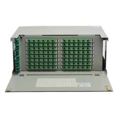 Distribuidor de Fibra Óptica para 96 Empalmes, con 96 Acopladores SC/APC y 96 Pigtails, 19, 4 UR