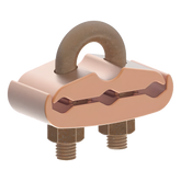 Conector Mecánico para 3 Cables para Calibre 2/0 AWG - 250 KCMIL a Tubería de 3/8" o Varilla 5/8" - 3/4".