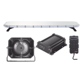Kit básico para equipamiento de unidades de Seguridad Pública con Sirena Mono-mando