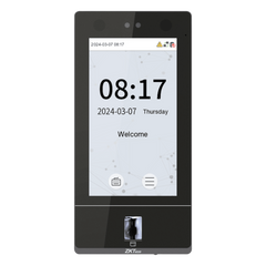 Terminal Biométrica Facial / Pantalla Táctil 7" / 50,000 Usuarios / Huella en Vidrio / IP65 / Videoportero SIP / TCP/IP WiFi RS485