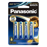 Batería Alcalina AA 1.5V EVOLTA / No recargable / Paquete 4 baterias