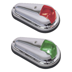 Luz de Navegación Bicolor PERKO / Acero Inoxidable Pulido / 1 Milla Náutica / 12 Vcd 10 W / Contactos Dorados / Embarcaciones Hasta 12 m (39.4 ft)