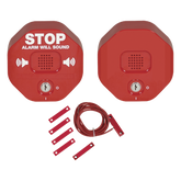 Alarma Multifunción Exit Stopper® Con Bocina Remota, Para Puertas Dobles, Solo Interiores