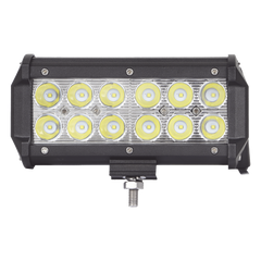 Barra de Luz de 12 LED, 1500 Lúmenes, 18 watts, 10-30 Vcc, IP67, 6.5 pulgadas