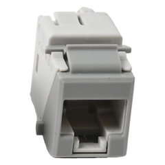 Jack Ultramax Cat6A, UTP, Tipo Keystone, Color Gris, Punch Down
