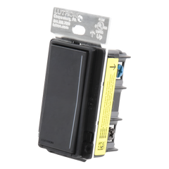 Atenuador auxiliar Sunnata de pared para control de 3 vías o escalera, 120 V, compañero cableado del atenuador principal del sistema RadioRA 3, color negro mate (Midnight)