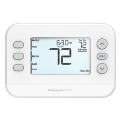 Termostato programable de una etapa 1H/1C con placa de montaje UWP, serie FocusPRO P200