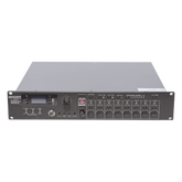 Controlador de Evacuación Por Voz | 500 W | 8 Zonas independientes | 4 entradas de audio y 2 entradas de micrófono