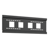 Montaje de Pared para Dockstation BodyCam / Compatible con DSMDS003 y DSMDS005 / Soporta 4 módulos de expansión