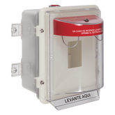 Protector Universal para Estación Manual, Fabricado en Policarbonato Súper Fuerte Para Uso en Exterior