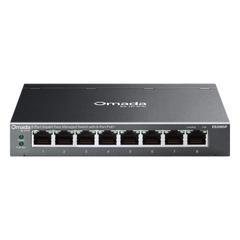 Switch Gigabit Easy Managed 8 Puertos / PoE+ 64W / Cloud Management Omada / 16 Gbps Switching / Fanless / Desktop-Wall Mount