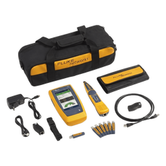 Kit Avanzado de Calificador de Red y Wi-Fi LinkIQ DUO / Verificación hasta 10GBASE-T / Diagnóstico de Switch, VLAN y PoE / Análisis Wi-Fi 6E / Pantalla Multitáctil a Color / Gestión LinkWare PC
