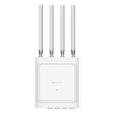 Punto de Acceso Wi-Fi 6 AX3600 Indoor/Outdoor / 3.6 Gbps (1148 Mbps 2.4 GHz + 2402 Mbps 5 GHz) / 1x 10G SFP+ + 1x 2.5G PoE-In + 1x Gigabit PoE-Out / Hasta 1000+ Clientes / IP68 / Protección Rayos 6 kV / Bluetooth / Gestión Cloud