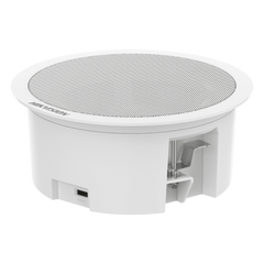 Bocina (Altavoz IP) Con Bluetooth | Montaje en Plafón | 3 Watts | No requiere amplificador | PoE+ | Entrada de alarma | Soporta Bocinas secundarias | Voceo en tiempo real | Calendarización de audios | Síntesis de Voz (TTS)