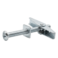 Taquete Mariposa de 1/4" x 3" (6.4 mm x 76 mm) / Acero Pregalvanizado