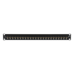 Patch Panel Ultramax. UTP, Precargado con Jacks Cat6A, 24 Puertos, Plano, 1U