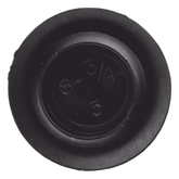 Tapón de plástico para perforación de 3/4"