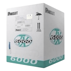 Bobina de Cable UTP 305 Metros (1000 Pies) de Cobre, TX6000™ PanNet, Reelex, Rojo, Categoría 6 Mejorado (23 AWG), PVC (CM), de 4 Pares