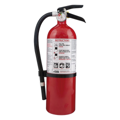 Extintor desechable multipropósito de polvo químico seco para fuegos clase A, B y C, uso en áreas de estar del hogar, paquete de 4 piezas de 4 lb
