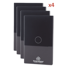 (Wifi) KIT 4 apagadores inteligentes Wifi compatibles con Alexa y GoogleHome
